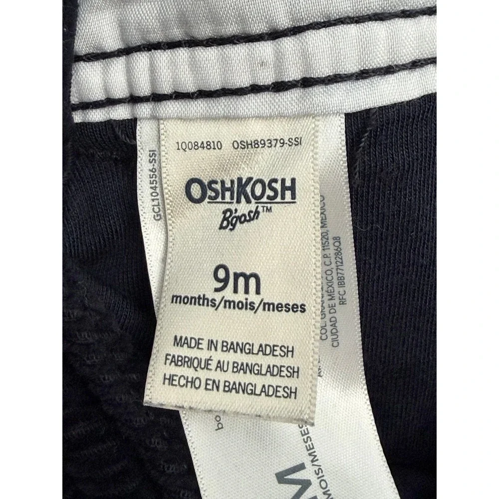 OshKosh B'gosh Baby Navy Corduroy‎ Overalls 9M Adjustable Straps